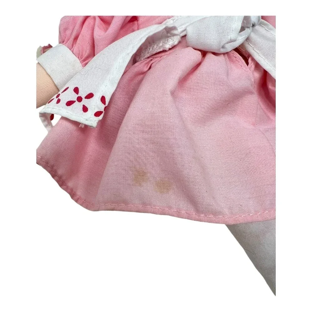 Applause Piroette Nurse Clara Cloth Doll Pink Hair Nurse Dress 2596 13 in - Picture 3 of 9